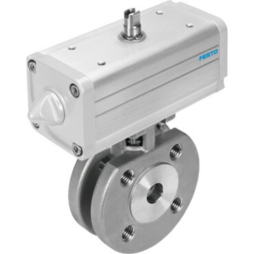 Ball valve Series: VZBC Stainless steel Pneumatic operated Single acting Flange PN16/40